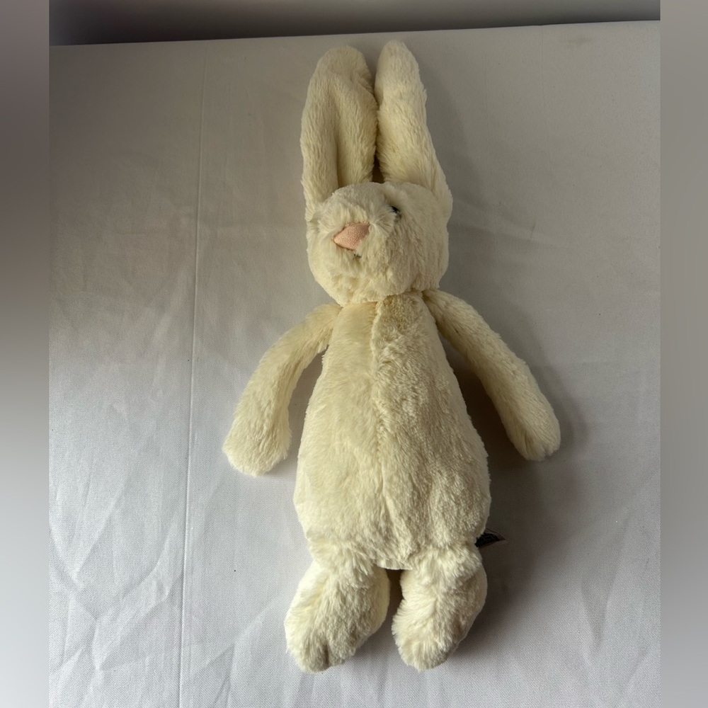 Jellycat Plush Bashful Cream Bunny stuffed animal - Picture 6 of 7